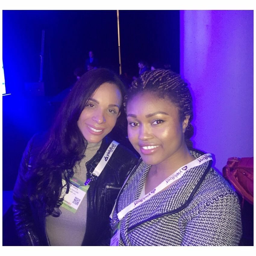 marketsmithinc's tweet photo. Gina Geary, Marketing Associate, & Ijeoma Eze, Media Buyer, enjoying themselves at NY @adtech this week #WinningatMarketsmith #AgencyLife https://t.co/8U4uzEeGmt