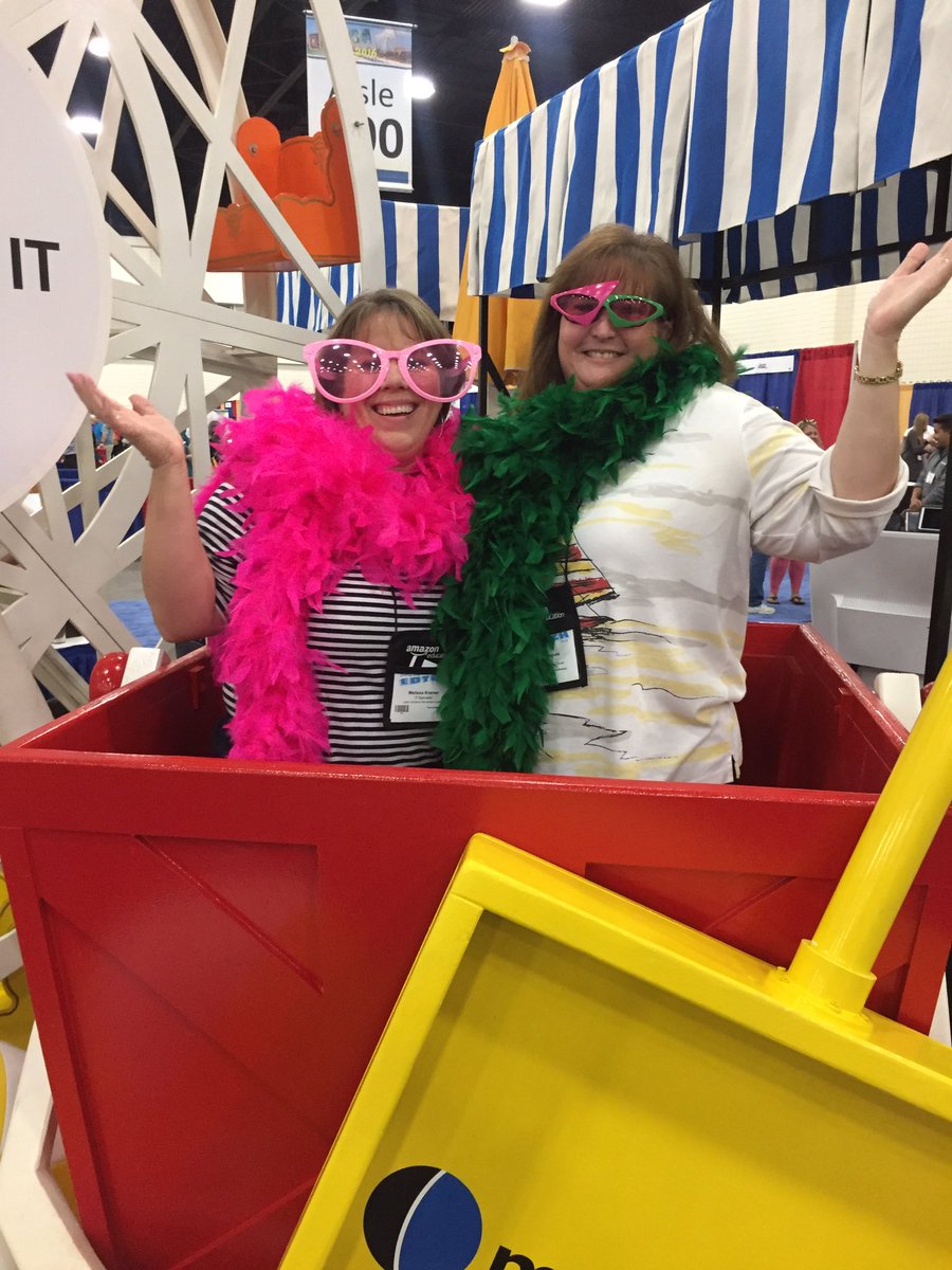 Tech4TLC's tweet photo. @Meridian_USA having fun at #edtech2016 https://t.co/Cf5F5TRwQD