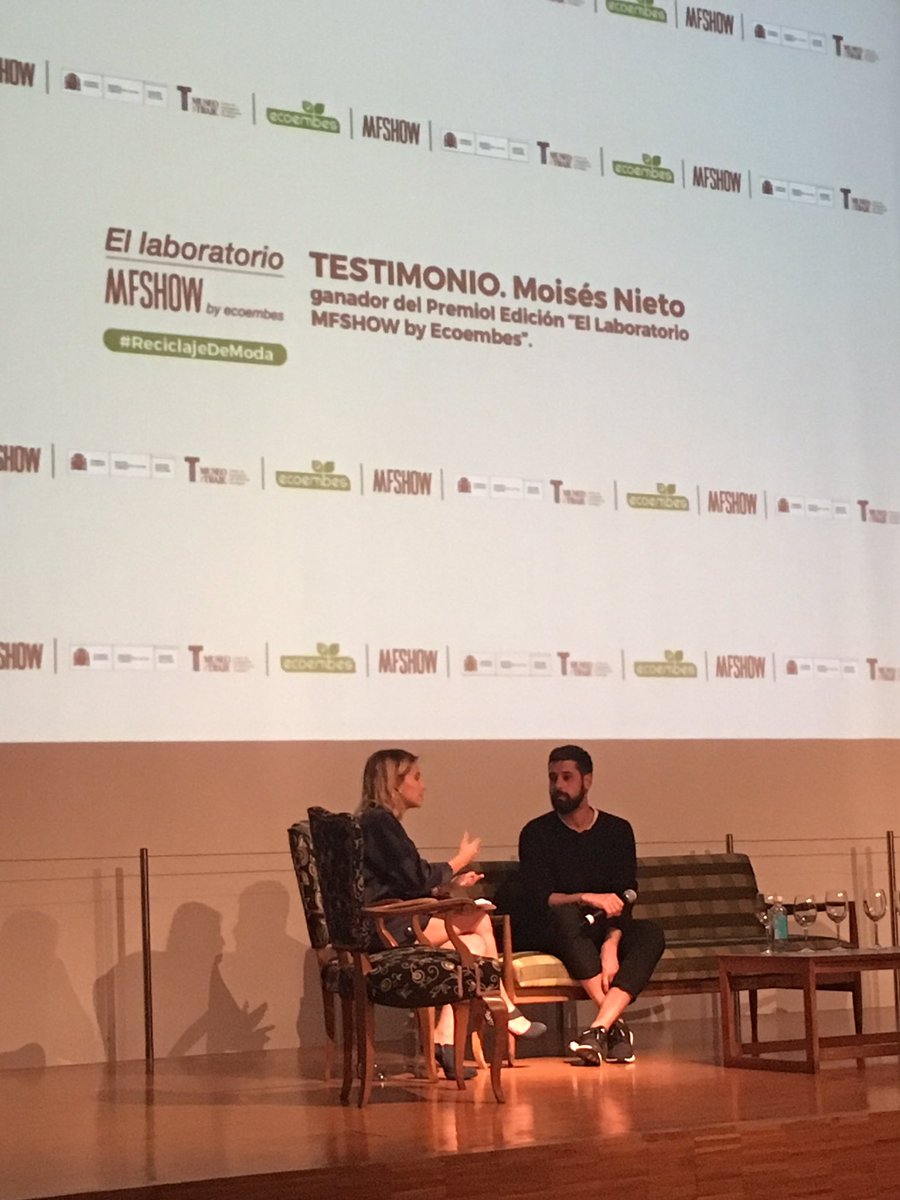 Llega el turno de <a href="/moises_nieto/">Moises Nieto</a>, ganador de la I Edición “El Laboratorio MFSHOW by Ecoembes” #reciclajedemoda <a href="/ecoembes/">Ecoembes</a>