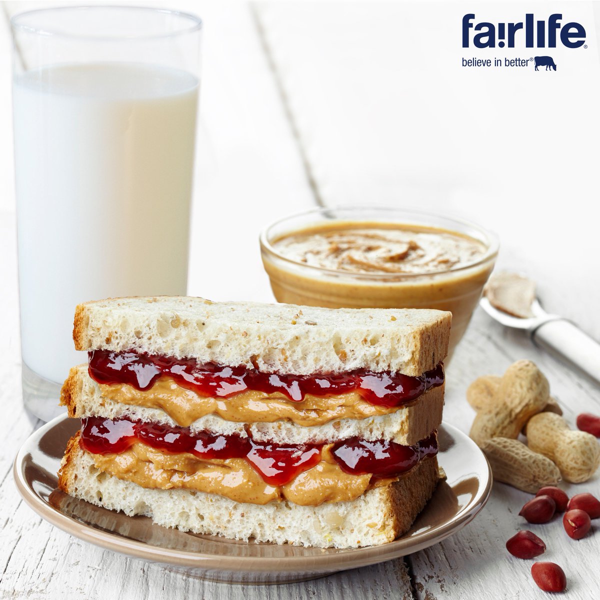 fairlife's tweet photo. You’re going to need a full glass to wash down this behemoth. #NationalSandwichDay https://t.co/btTnm2JXRl