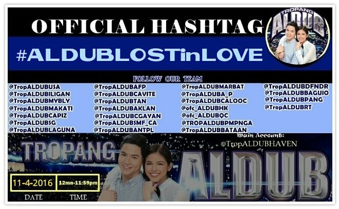 TROPANG ALDUB ᴬᴰᴺ tweet media