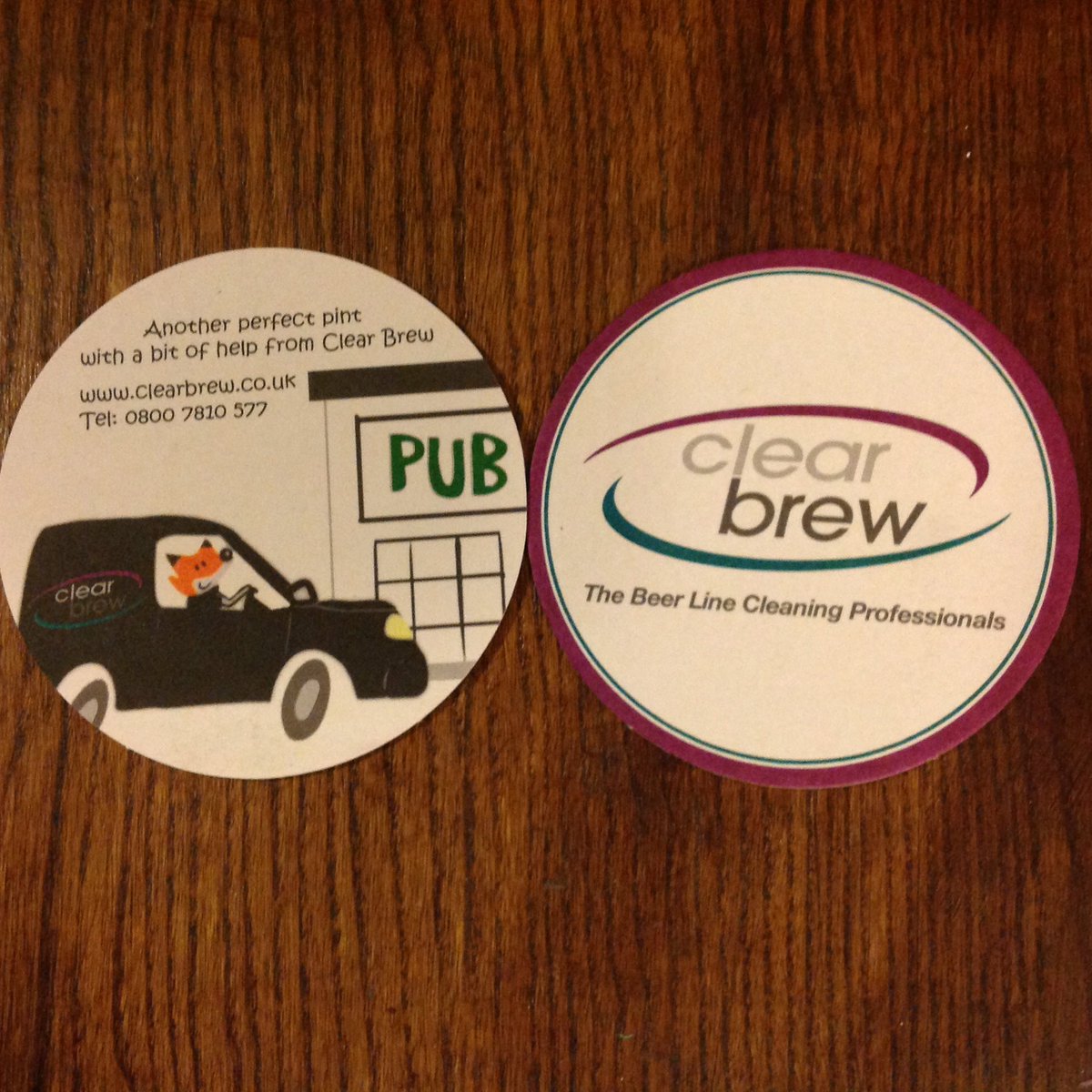 clearbrewuk's tweet photo. We ❤️ our new beer mats @WestCornwallBiz #beer #pub #design https://t.co/hqxzRydqbk