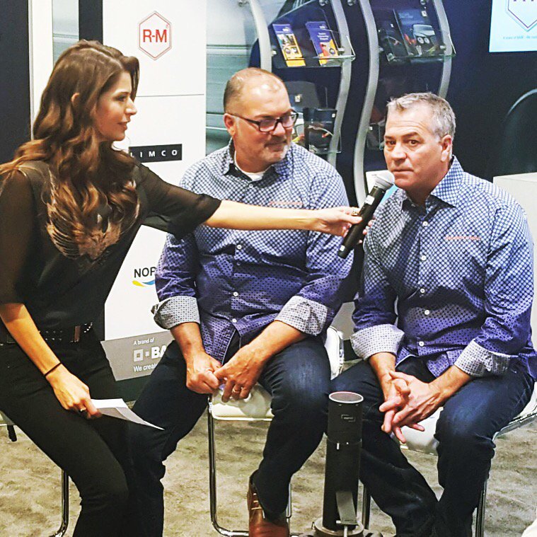 AdrienneJanic's tweet image. I had fun interviewing the @Ringbrothers at @BASF today! They have 2 cars in #BattleOfTheBuilders this year 💪🏼🚙🚗