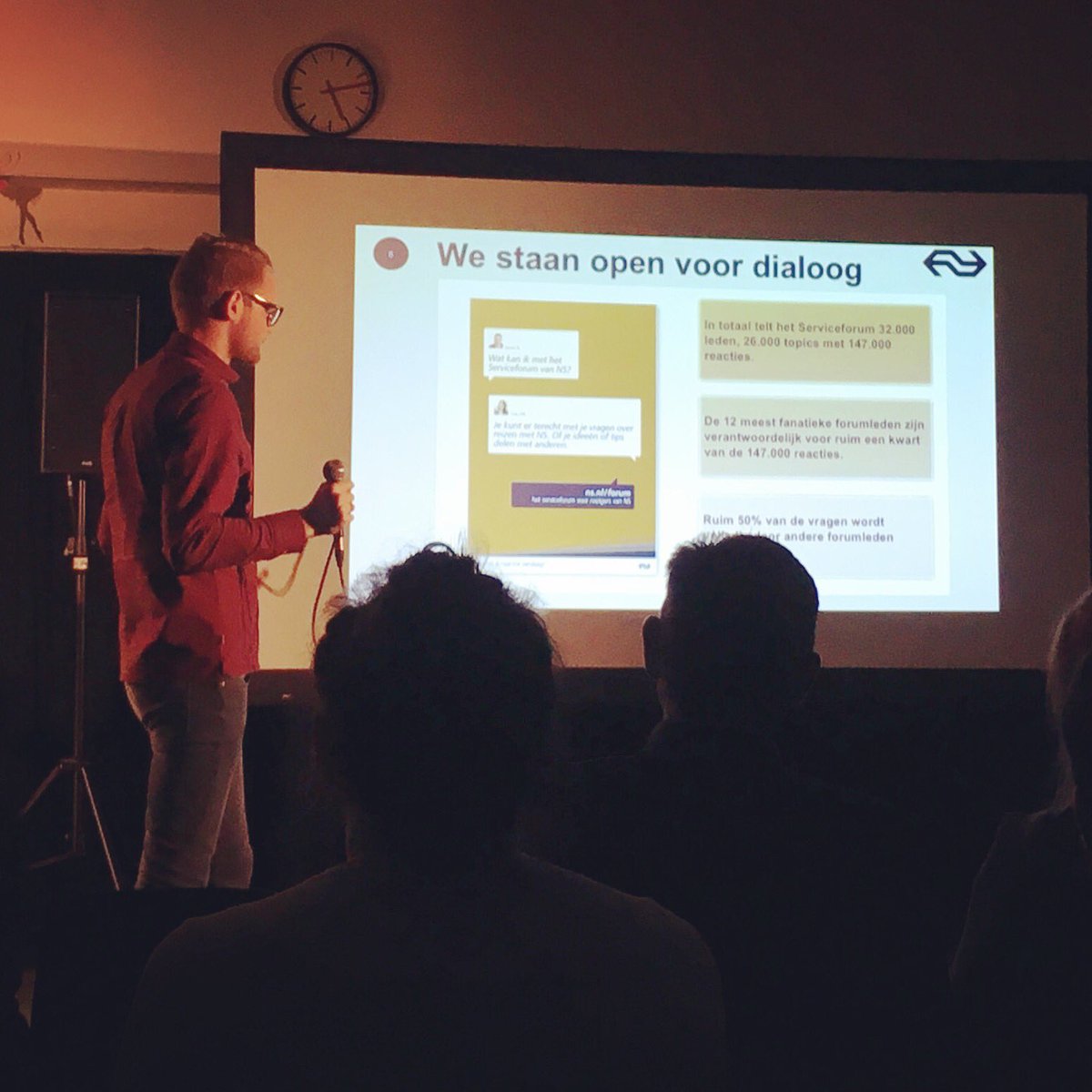 Wijze #webcare lessen van <a href="/ns_online/">NS online</a> bij #MElive! #social #socialmedia #ns