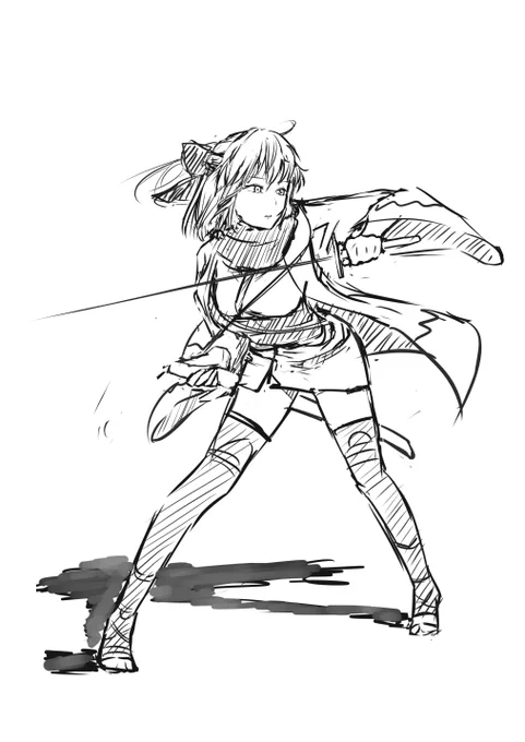 おき太描いたー
清書はまた今度～
#FateGO 