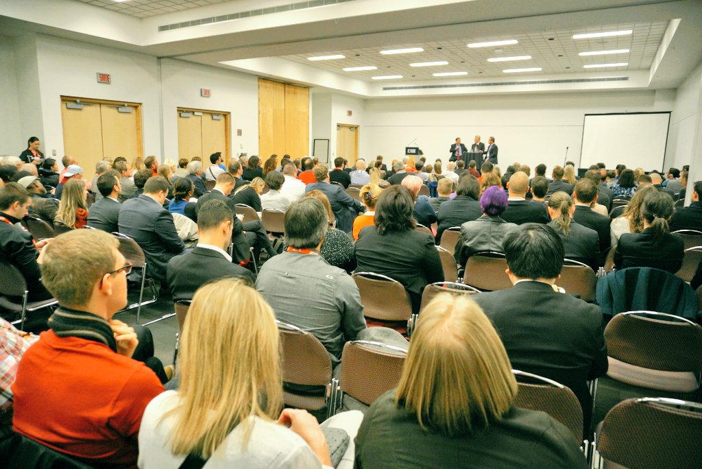 jcileaders's tweet photo. A packed house listens to Geoff and Andrew Molson in their keynote address  #JCIWC2016 https://t.co/w4JbFR5qWt