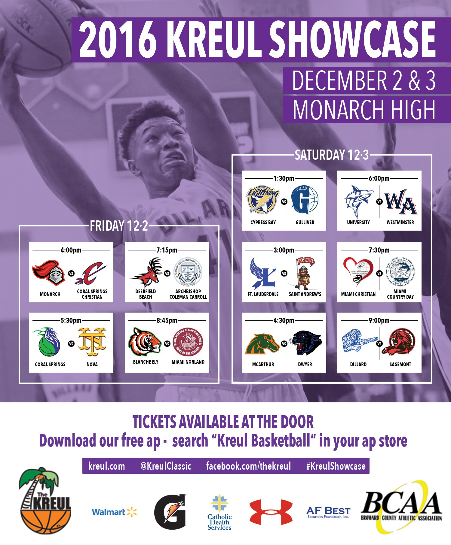 Kreul Classic on Twitter "Matchups! https//t.co/TAr6cj1oKa