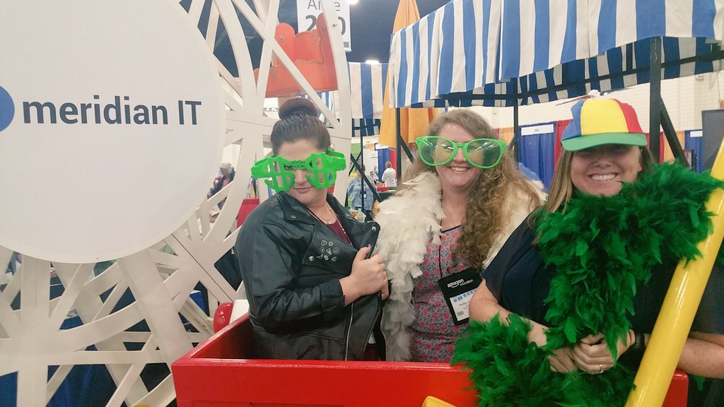 bdabsteach's tweet photo. Fun with @JessGaughan and Charlotte at #edtech2016 @Meridian_USA booth! #SCEdTech2016 https://t.co/63r7qq8hiF