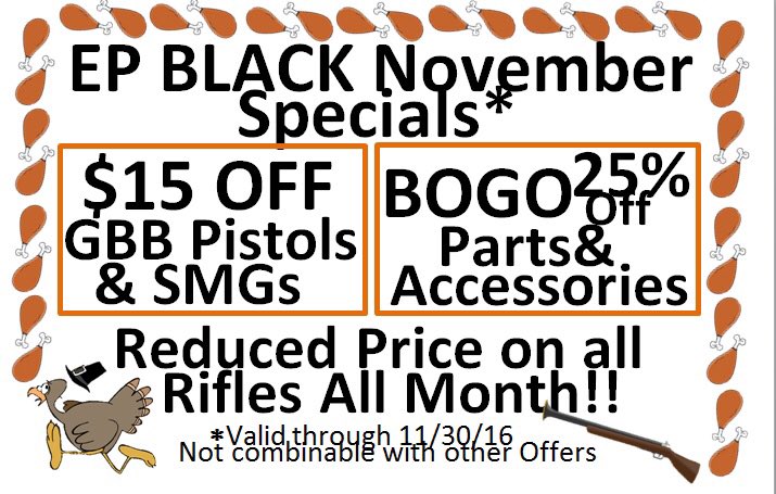 EPower_airsoft's tweet photo. November sales are in full swing! https://t.co/2xMY92ycdT