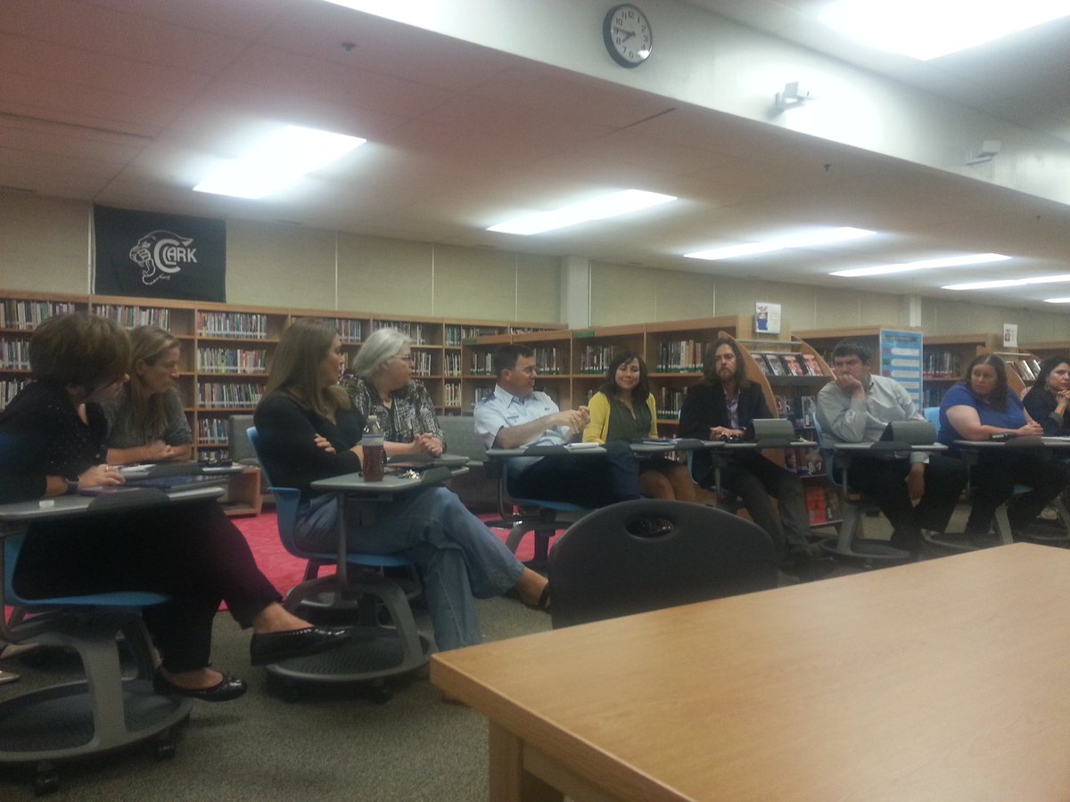 Clark HS teacher leaders talking about autonomy--freedom to innovate in the work they were hired to do. #nisd visioning