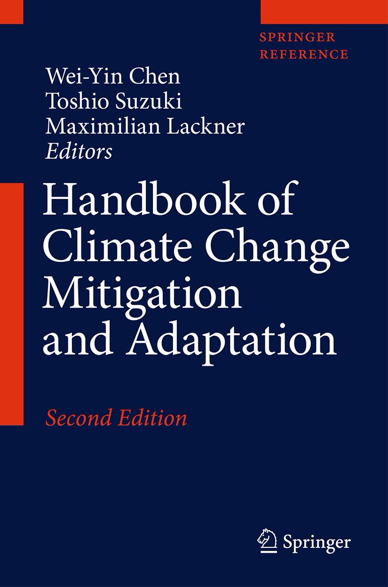 Springer_Chem's tweet photo. Now available! Handbook of Climate Change Mitigation and Adaptation (2nd Edition) #SpringerReference https://t.co/ZJNjWVkgwA https://t.co/z1RvFhFz1o