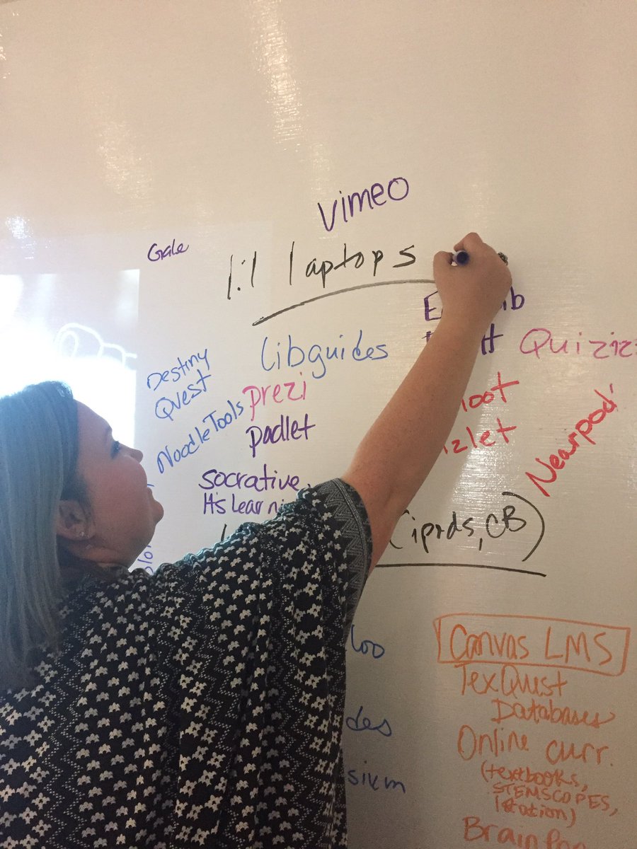 cektigersc's tweet photo. Librarians sharing the digital tools they use when integrating curriculum and technology. @FollettLearning #projectconnectlearns #destiny https://t.co/TpbqLzBYC8