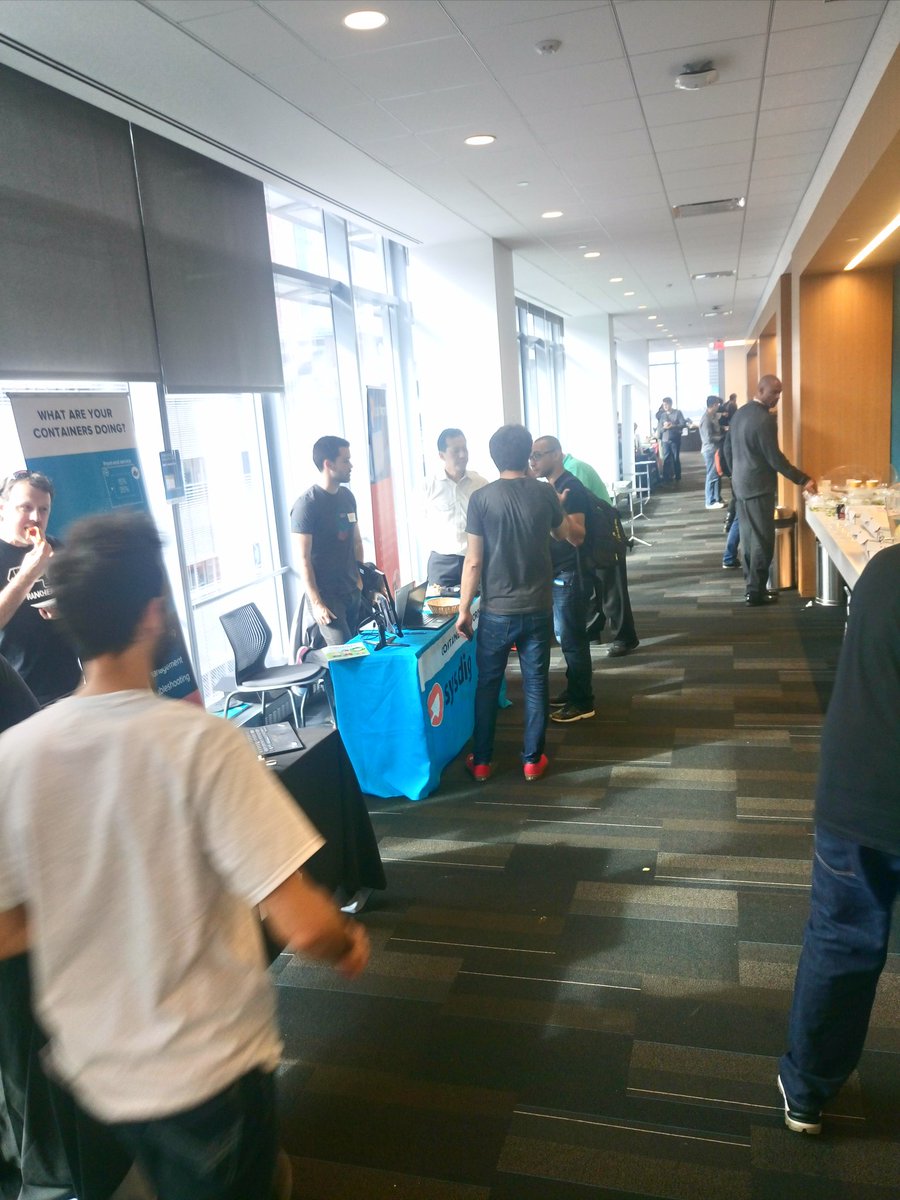 Happy to be at the <a href="/container_days/">Container Days</a> #ContainerDaysNYC  thanks to <a href="/packethost/">Packet Host is now Equinix Metal</a> &amp; <a href="/sysdig/">Sysdig</a> #docker #devops