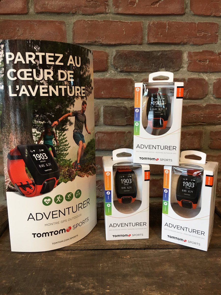 km42paris's tweet photo. La nouvelle montre GPS outdoor de @tomtom #adventurer dispo chez #km42therunningstore https://t.co/rJoZBO32eA