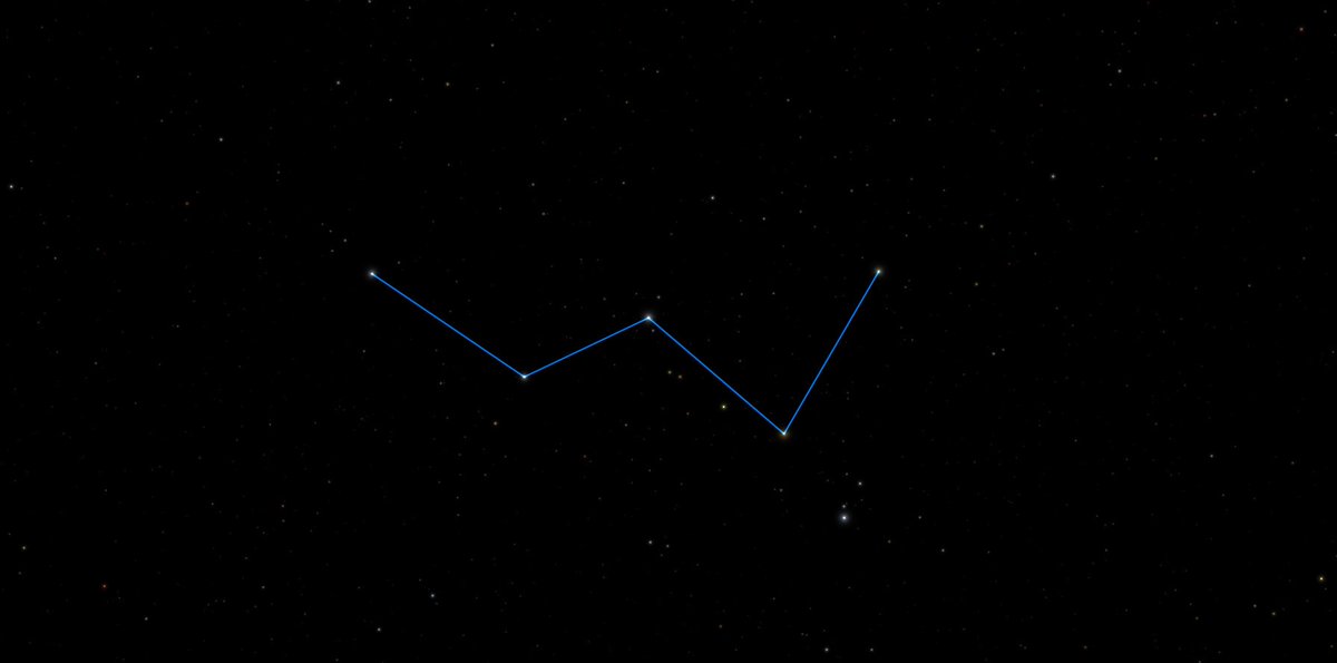 AdlerPlanet's tweet image. Cassiopeia was shining bright last night as the @Cubs became World Series Champions! Congrats! #flythew #CubsWin #WorldSeriesChampions