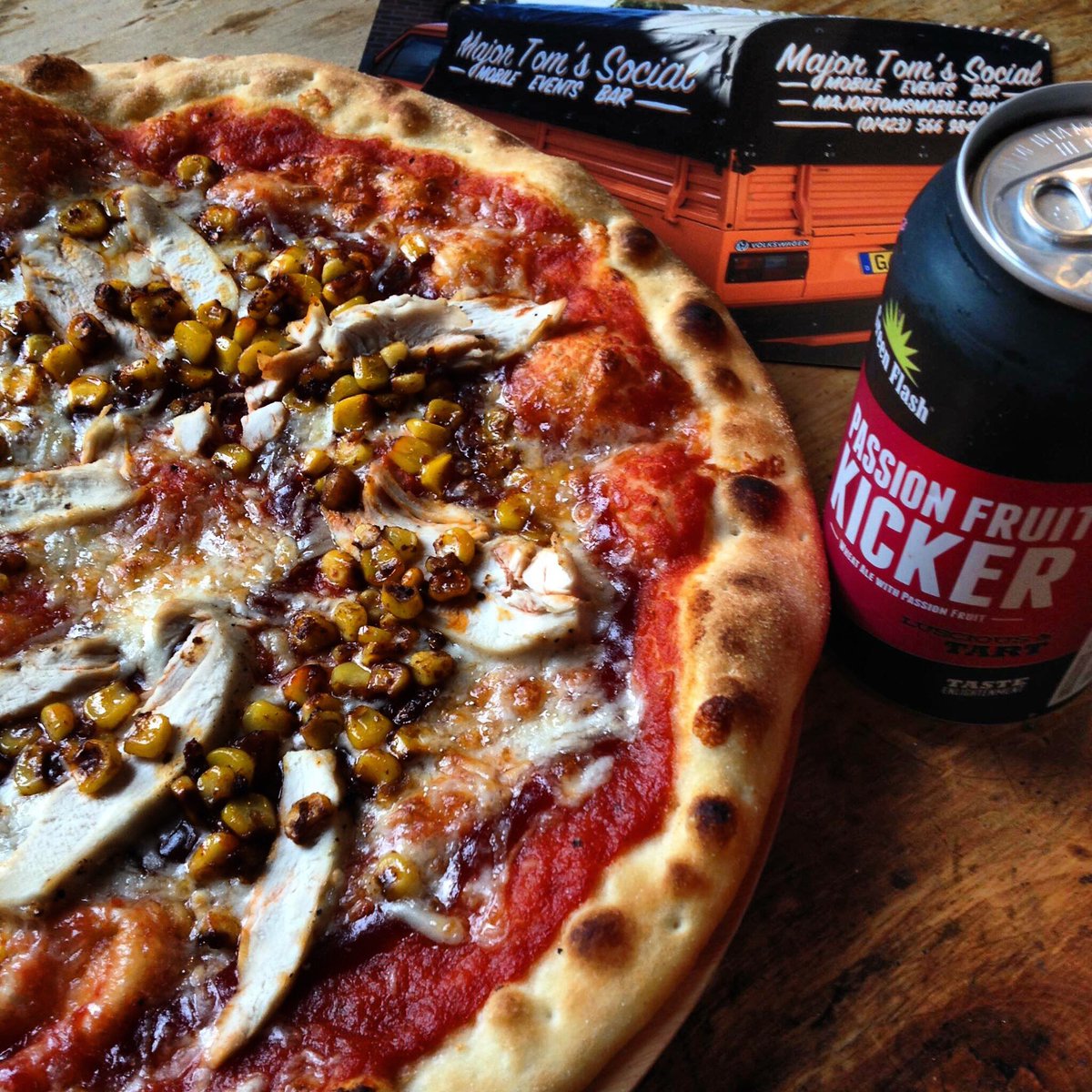 MajorTomsSocial's tweet photo. #pizza of the week is barbecue chicken and smoked spicy sweetcorn. #pizzeria #harrogate https://t.co/BlqSCdwOal
