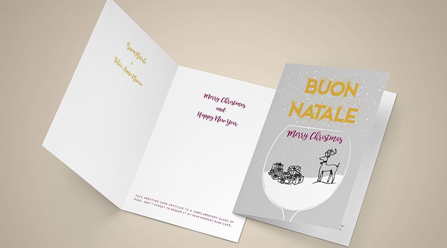 Our Christmas cards aren't just any old cards, they include a glass of wine for your friend or loved one! theveenocompany.com/giftcards