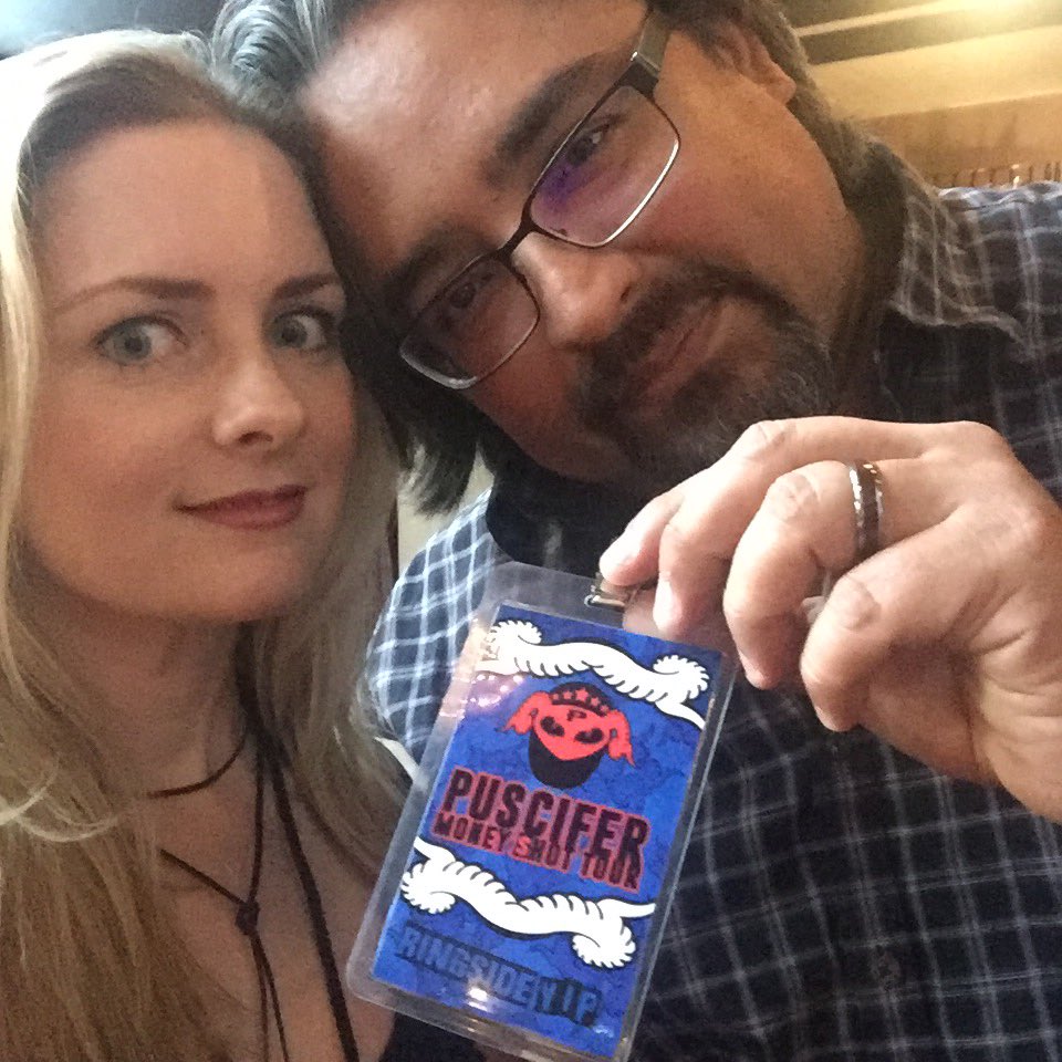 CarlaRocka's tweet photo. Still enjoying this sonic high! Thank you @puscifer for such an amazing experience! Best way to spend our anniversary! #21years #puscifer https://t.co/DqCRRHX8P7
