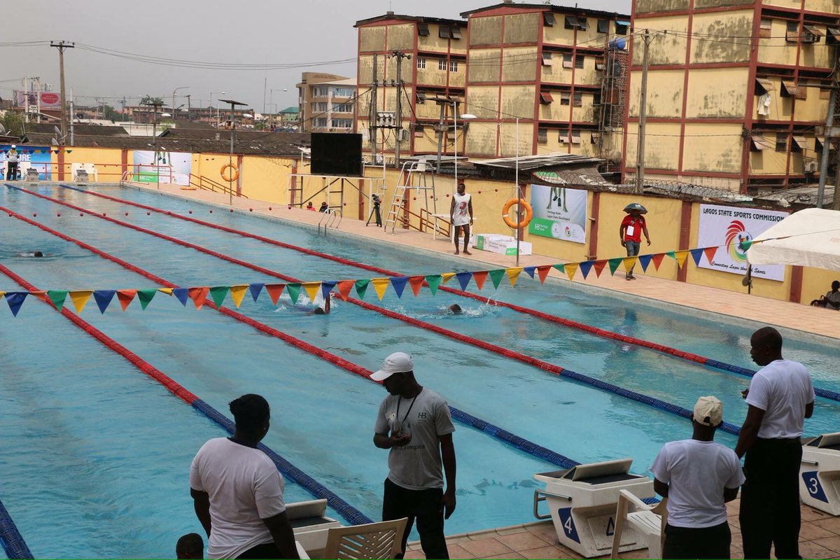 heritagebankplc's tweet photo. More pictures from the swimming pool area as schools compete against each other for medals
#HBSkoolimpics
#HeritageBank
#LagosStateGovernmnt https://t.co/1u86C529GX