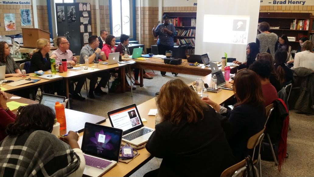 tmwgrade1's tweet image. Lead Teachers and Principals learning side by side at TLT3B's instructional PD #CultureOfWe #BPS @EdwardsMSbps