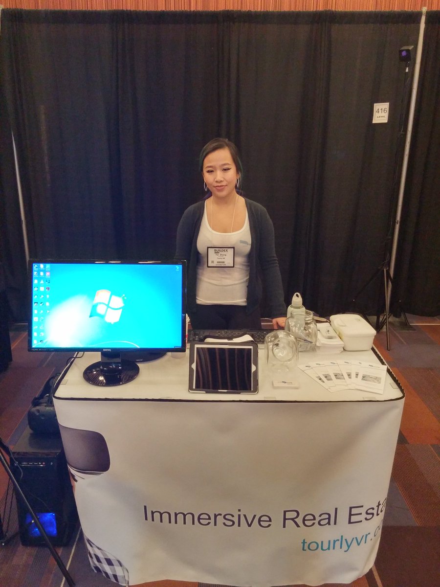 TourlyVr's tweet photo. Come visit us at booth 416 and see how #VirtualReality can help you communicate better with your clients! 

#buildexexpress https://t.co/xsQWW0SuDH