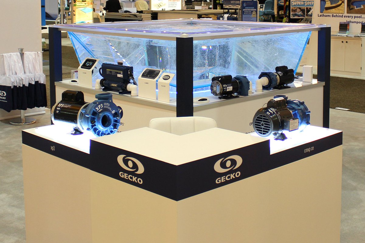 GeckoAlliance's tweet photo. xp3 and new cmxp Aqua-flo @geckoalliance pump & circulation pump for #hottub #hottubs #spas on display @PoolSpaPatio #PoolSpaPatio booth1529 https://t.co/aVa2N5HLu1