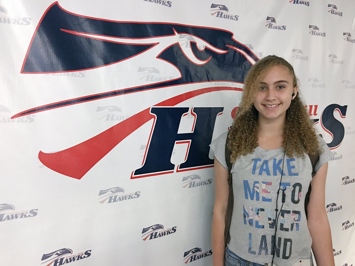 CHHSGuidance's tweet photo. Help us welcome our newest Hawk! #NewHawk #CHHSNewStudent https://t.co/CG1giAboPs