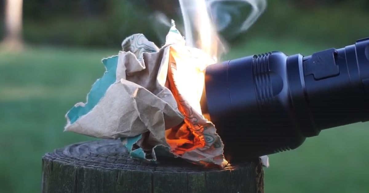 ProsperAlaska's tweet photo. With this flashlight, starting a campfire will be a breeze https://t.co/o6YAFx4YHz https://t.co/dNGQAdR9Pw