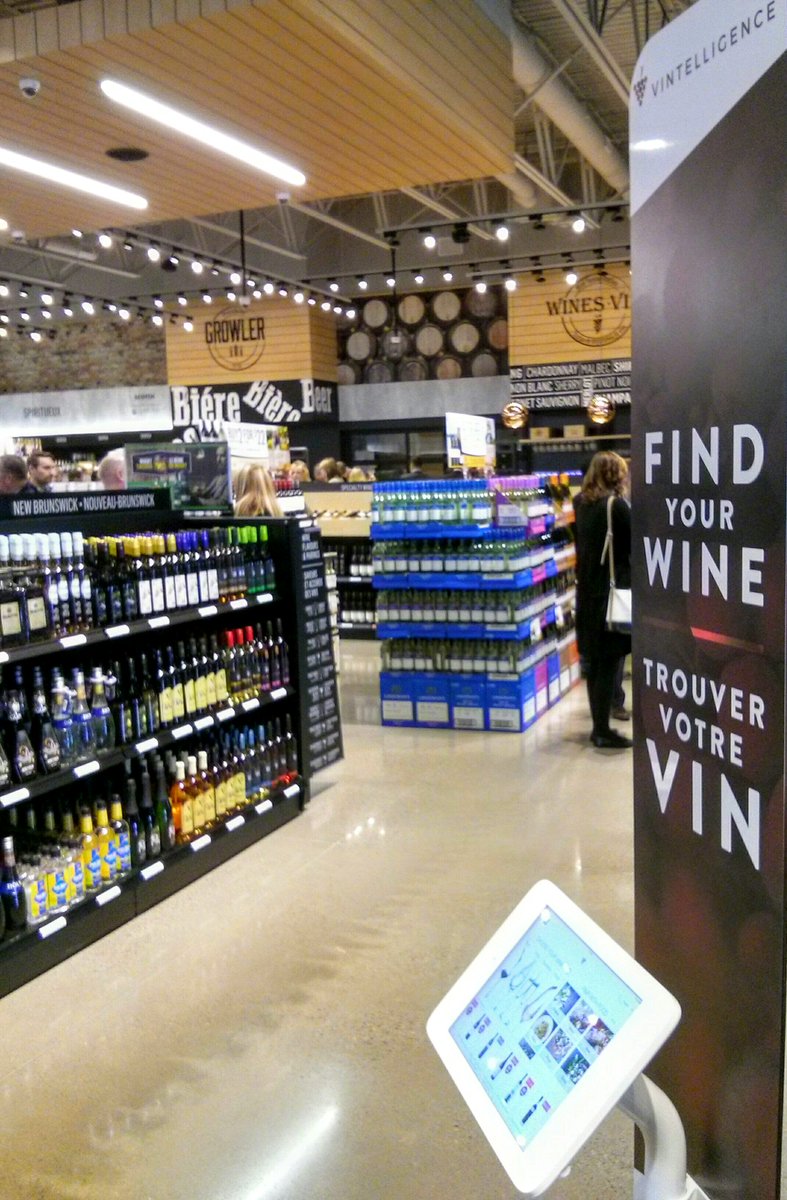 Vintell's tweet photo. Thrilled to have our *Find Your Wine* station in the new @ANBL_ENG in Moncton North!! 🍷 💯 👌 #ExperienceANBL #winelovers #moncton #nb https://t.co/PYBPHnCXHk
