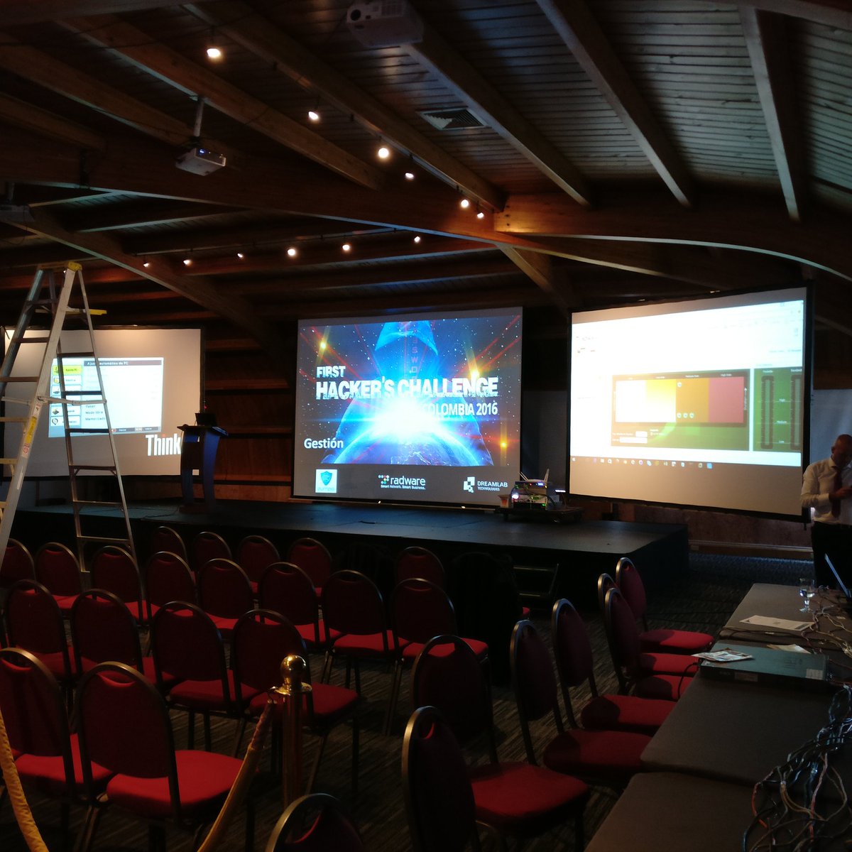 odizma's tweet image. Preparando #hackerschallenge #Colombia con @radware @olimpia @radware_latam