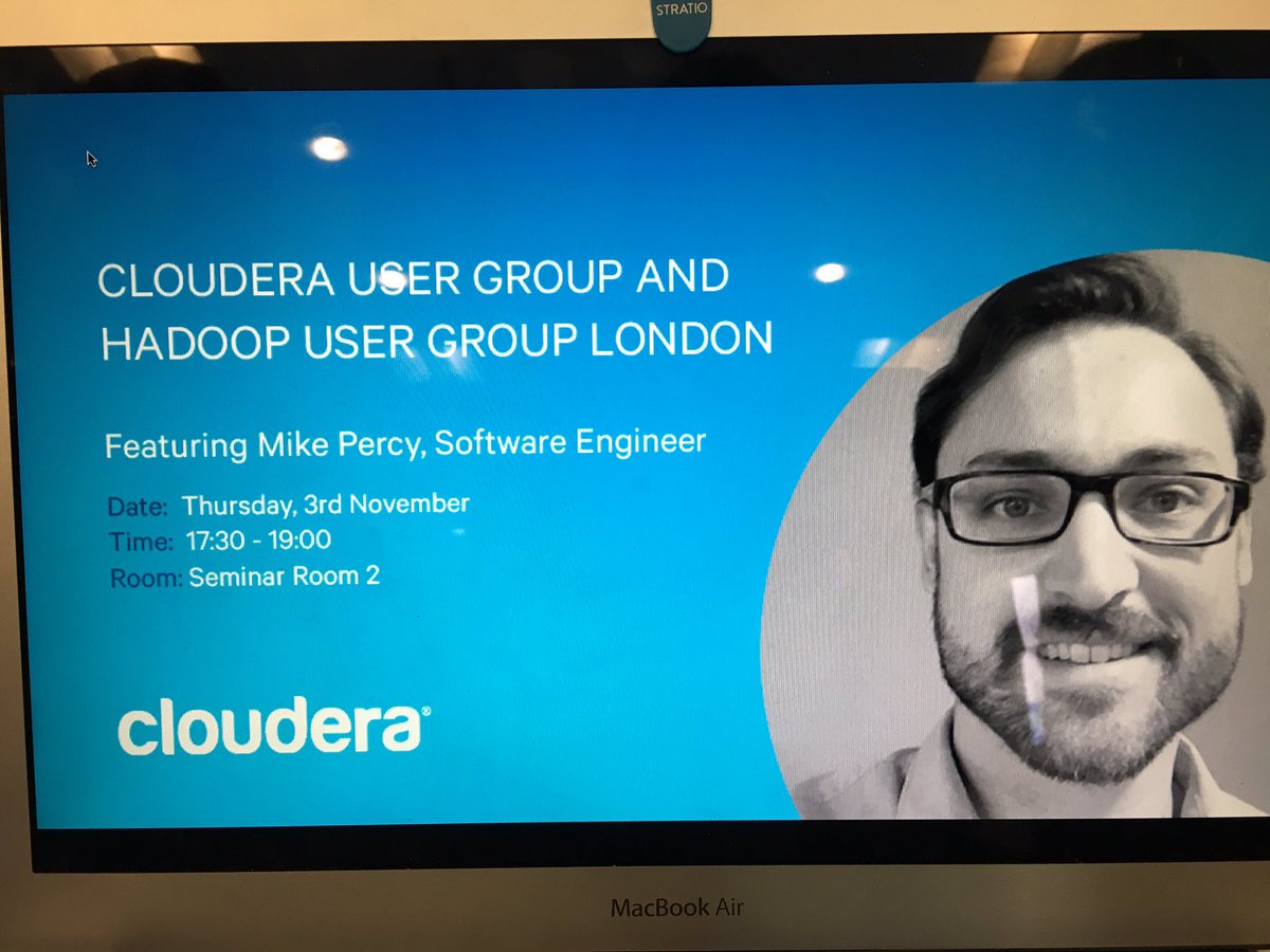 ClouderaEMEA's tweet image. If you&apos;re still at #BigDataLDN join us in seminar room two at 5:30pm and hear from #ApacheKudu committer @mike_percy #MyBigDataMoment