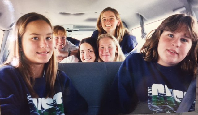 CVSTSwimming's tweet photo. Happy #ThrowBackThursday from #CVST! Does anyone remember which Senior Trip this was from? #TBT #SwimChicks #FunnestTeam #FunnestSport https://t.co/maODRtAgcU