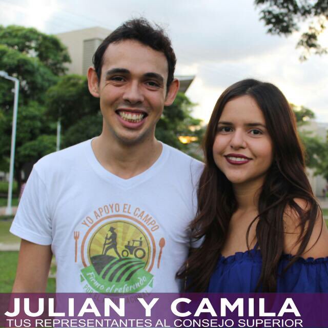 OCEcolombia's tweet photo. .@JulianJuncan y Camila Tapia​ son candidatos al CSU de UniMagdalena. #TodosJuntos ¡Por una Unimagdalena Pública, Científica y Democrática! https://t.co/jKh6qM368N