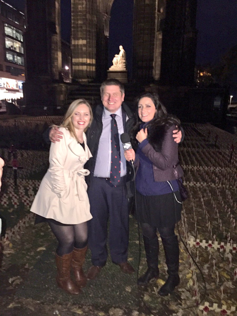 poppyscotland's tweet photo. Don't miss @STVEdinburgh now with @LegionScotland @AmyVHawthorn & @gordonmichie #EdinPoppyDay https://t.co/sGiB9OFjzJ