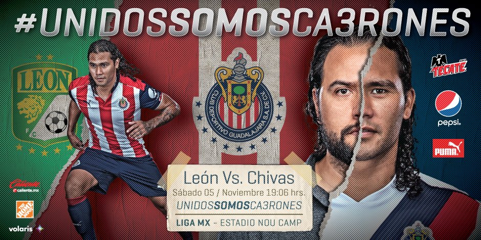 Chivas's tweet photo. ¡Mañana llegamos al #BonitoLeónRojiblanco para seguir peleando en la Liga! ¿Dónde están los ChivaHermanos de ❤️? #UnidosSomosCA3RONES https://t.co/RqeY4usKjw