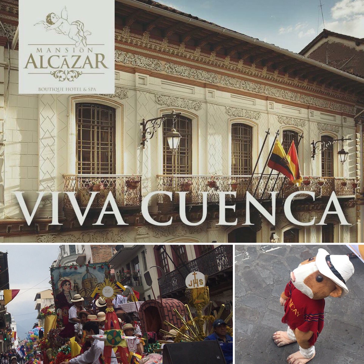 Saludamos a #Cuenca una ciudad llena de detalles que encantan.