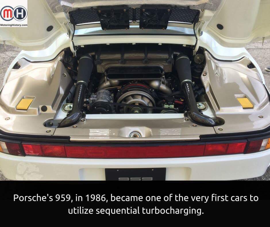 It helped the #Porsche 959 smooth power delivery and reduce #turbo lag.