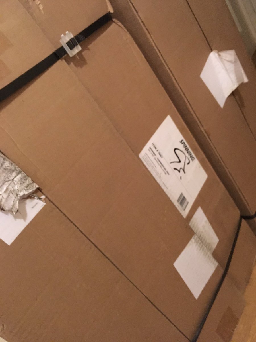 catbookerfit's tweet photo. What's arrived? The new bike mats for the Spinning® studio. #cbffit #spinningtheoriginals @wendover_news @SpinningUK_IRE https://t.co/IoGXFS6uZp