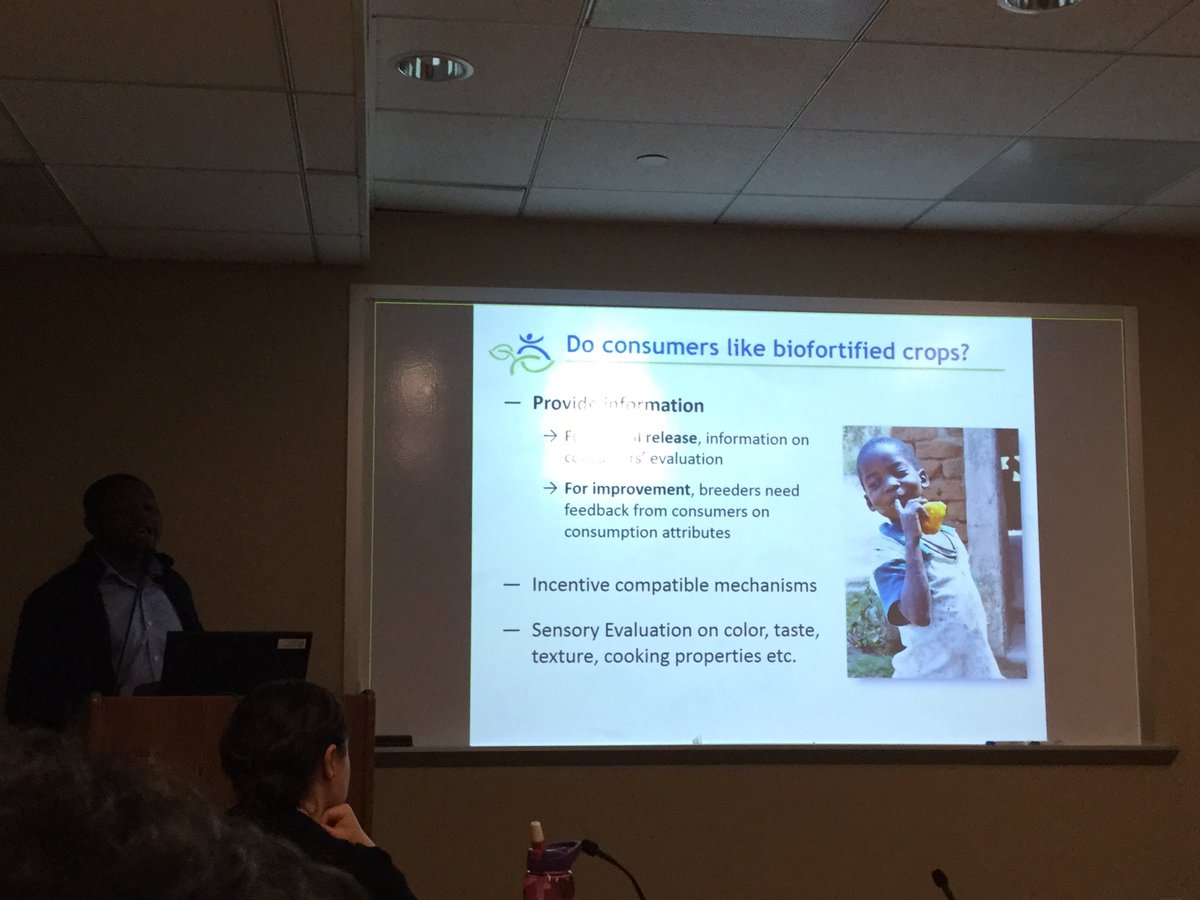 HarvestPlus's tweet photo. How do we measure the impact and progress of #biofortification? Interesting presentation by @HarvestPlus #ImpactResearchUnit https://t.co/z4zY5Va12y