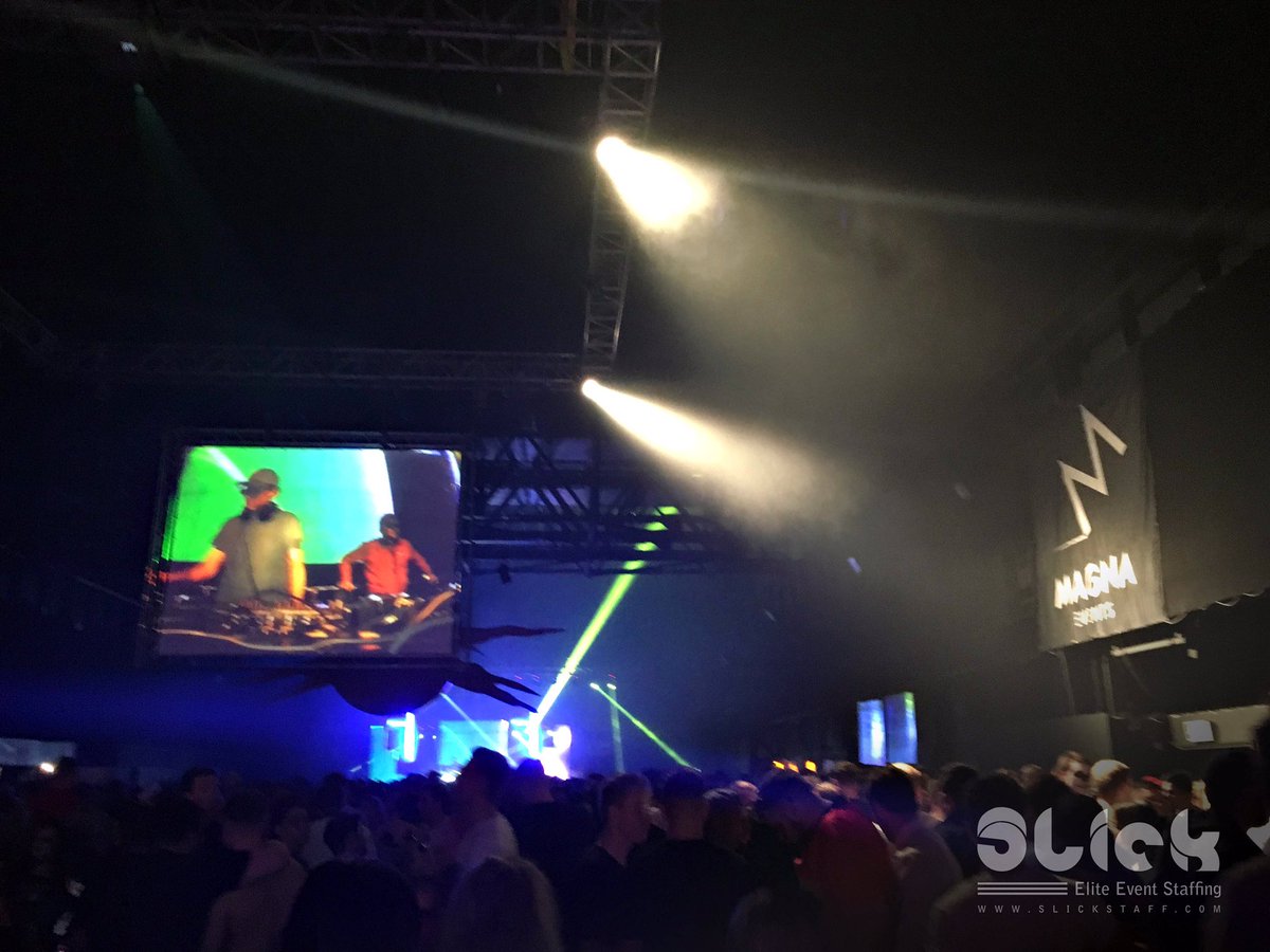 SlickStaff's tweet photo. The Team have been working hard again, this time at @FearFest16 in @MagnaScience arena! They smashed it! #elitestaff #events  #slickstaff https://t.co/6GIr9MgsXM