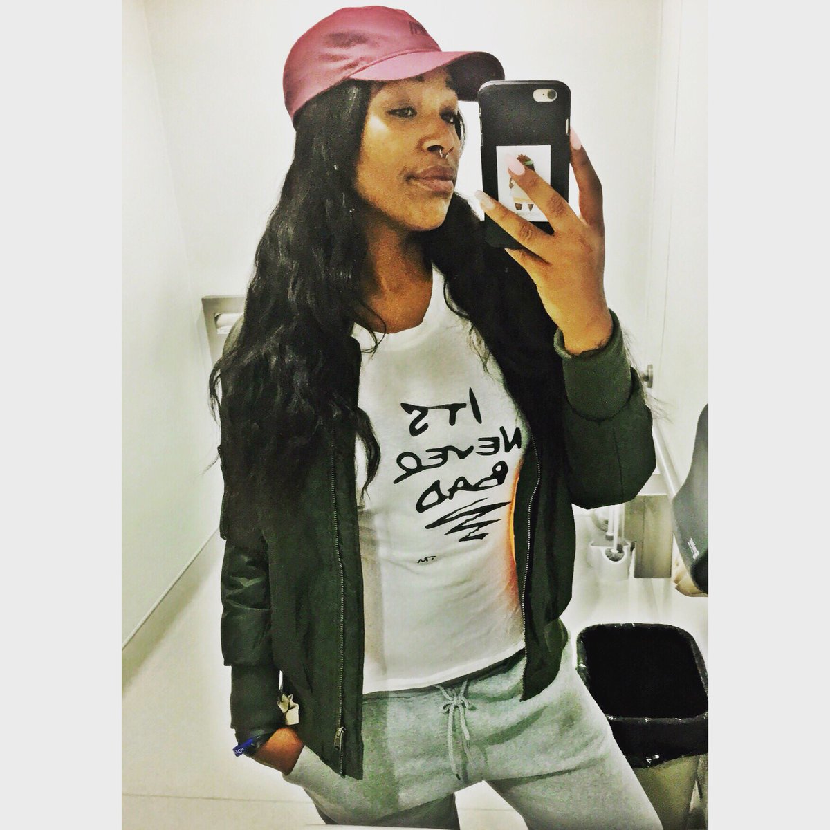 itsneverbad's tweet photo. Sis &amp; business partner @LuvMeDommie in her woman's Inb Tee!! Get urs at https://t.co/CwmdsHYwLZ https://t.co/n2cgQ7ufd7