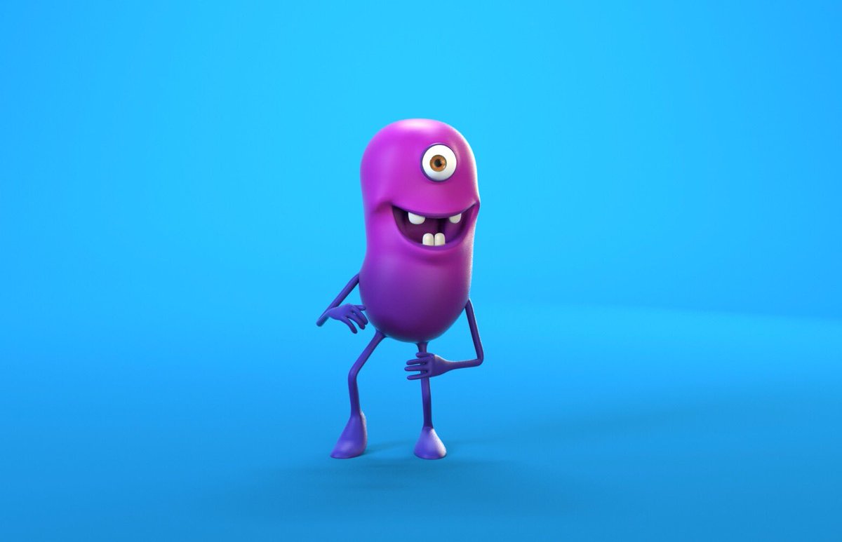 AnimationWorks's tweet image. In the process of rigging this one eyed little darling. Animation test to follow...