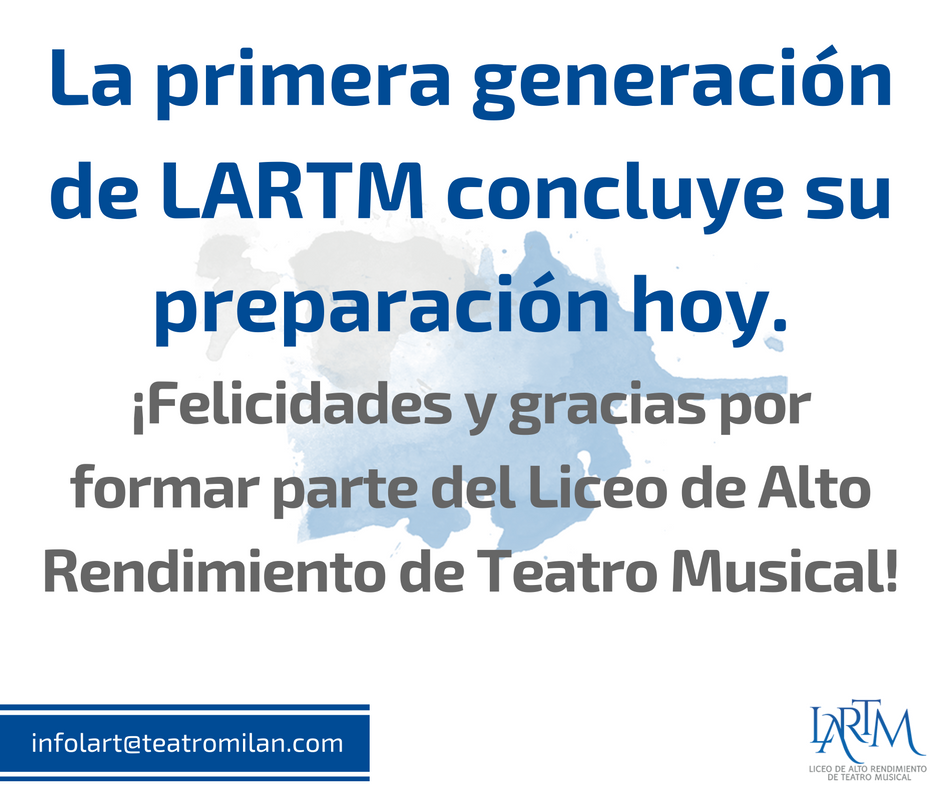 lartmteatro's tweet photo. En #LARTM, hoy despedimos a nuestra primera generación.

Les deseamos toda la mierda del mundo en sus carreras. https://t.co/XUWsqcQj2l