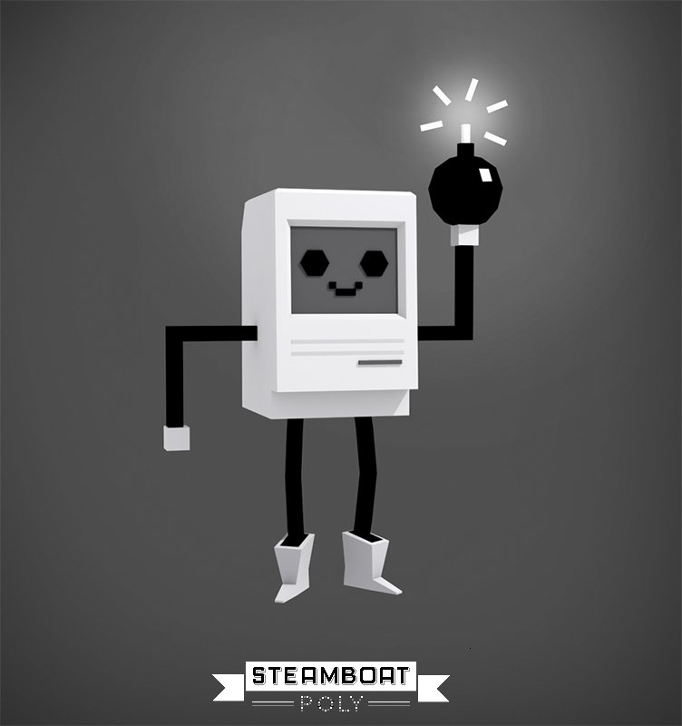Take_Toch's tweet photo. Lunch test! Bad computer #indiedev #steamboatpoly #macse30 https://t.co/FkoLVOnox2