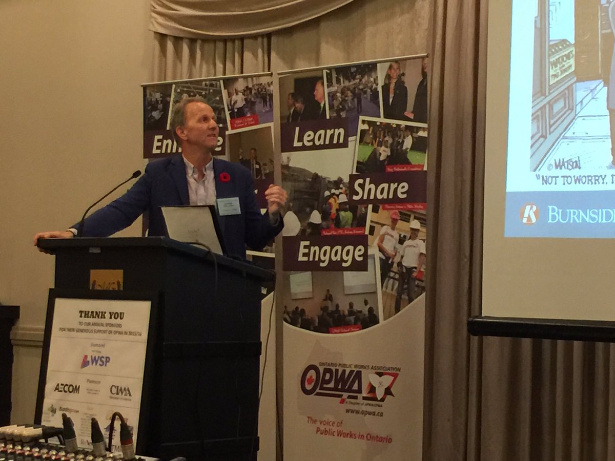 OPWAtweets's tweet image. Levels of Service vs Asset Risk by Arunas Kalinauskas, RJ Burnside. #fallworkshop