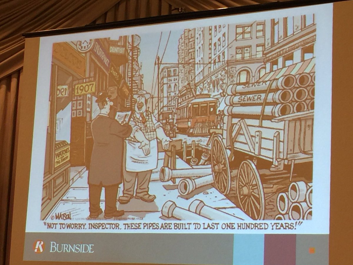 OPWAtweets's tweet image. Levels of Service vs Asset Risk by Arunas Kalinauskas, RJ Burnside. #fallworkshop