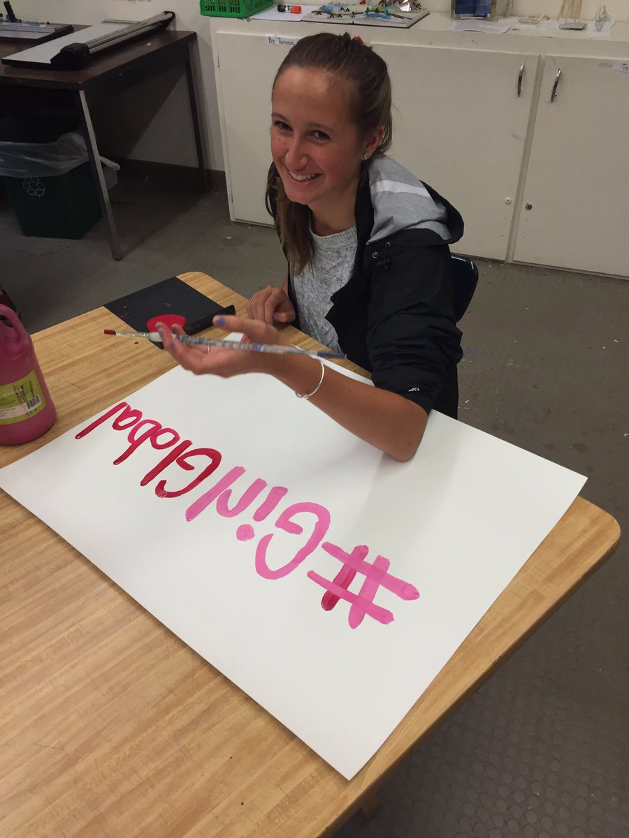 CTLittle12's tweet photo. Service Learning at @NHSHuskies: 2020s support Girl Rising campaign. https://t.co/PsKOslyhvO