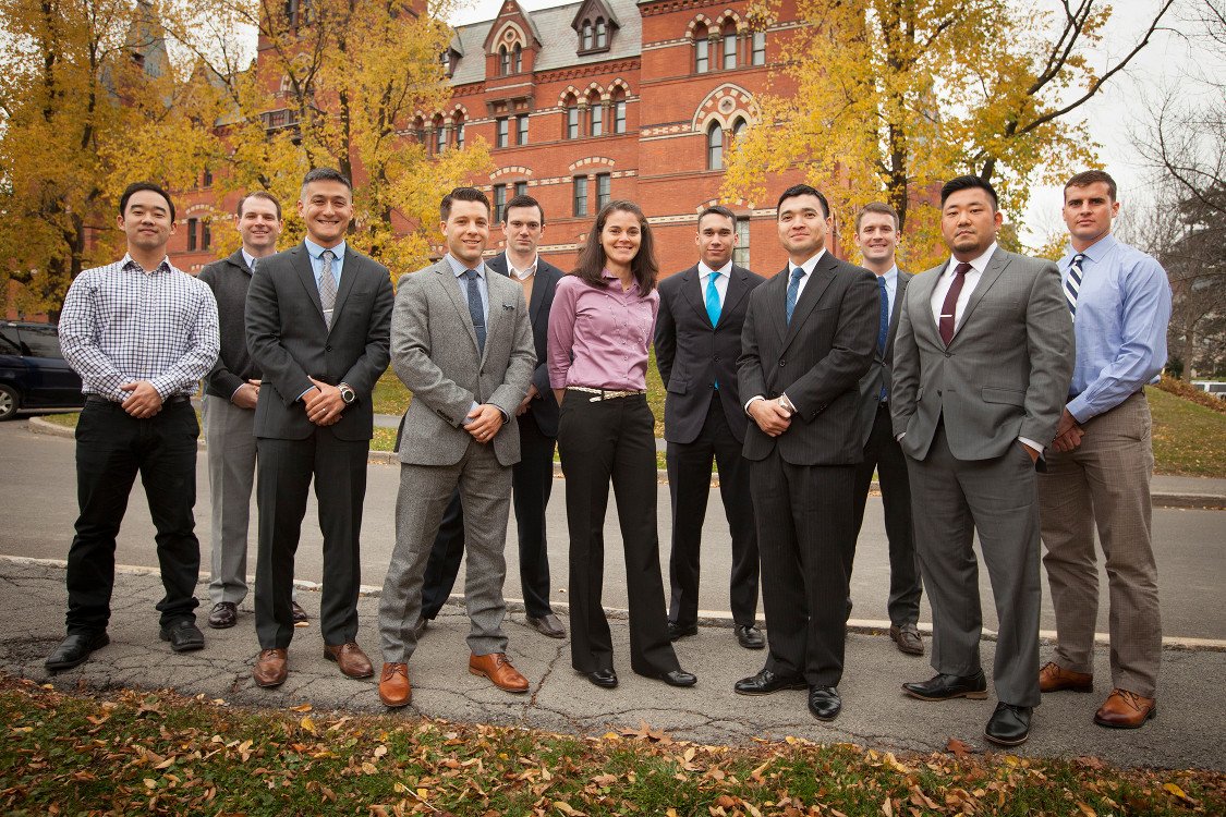 CornellMBA's tweet photo. #ThrowbackThursday to the 2014 Johnson Military Preview attendees! We can't wait to meet prospective Cornellians today at #JMP2016 https://t.co/LZrkVukzU4