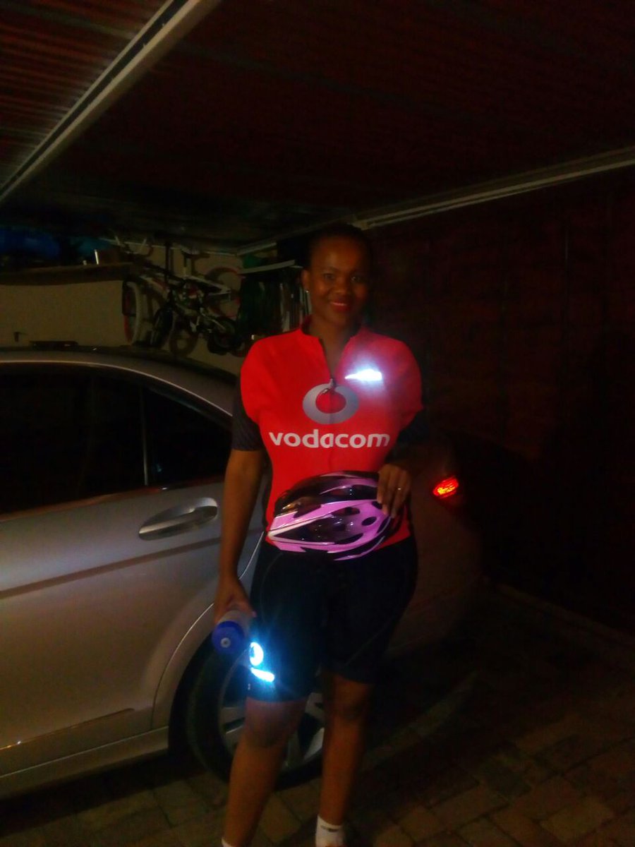 Getting fit for the <a href="/Vodacom/">Vodacom</a> Caring For Girls Challenge. Show love by SMSing 'ZenoyiseJ' to 42513. For the kids! 😘