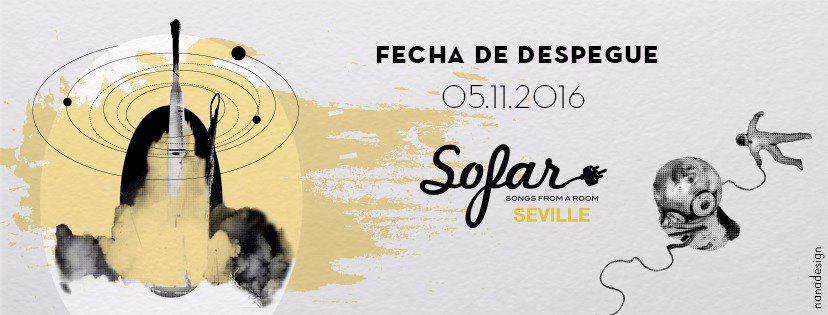 La primera portada de estreno de #Sofarsounds en #Sevilla es de <a href="/NanaLopDesign/">NanaDesign</a> y nos encanta.🌠 ¡Mil gracias! ¡El 5 EMPEZAMOS! #SofarSevilla